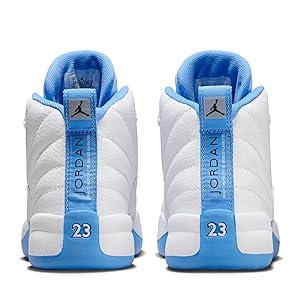 シューズ(男性用) Air Jordan 12 Retro WhiteUniversity Blue Air Jordan 12 Retro 'WHT/University BLU-Metallic Silver